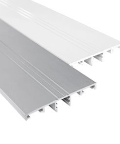 Naturanodisierten Weiss Aluminiumprofile stegplatten doppelstegplatten