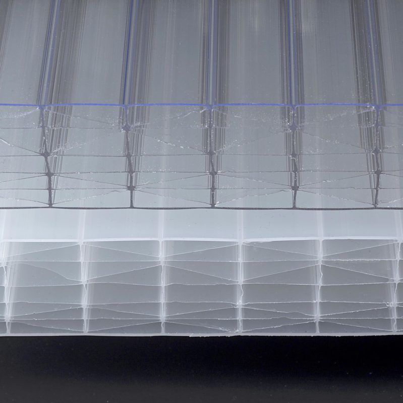 Stegplatten 32 mm Klar Opal Doppelstegplatten