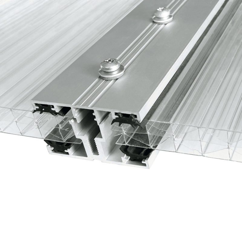 Alu profil Freitragende Universalprofile Alu komplett-Randprofil stegplatten doppelstegplatten doppelstegplatten