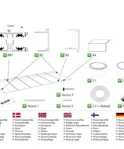 Freitragende Universalprofile(A) stegplatten