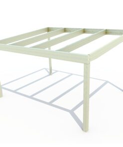 Einfache Brettschichtholzkonstruktion