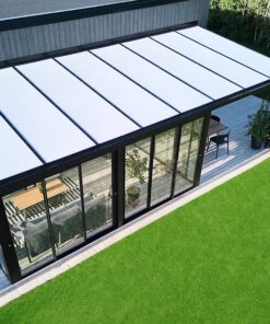 10 mm Opal & Klar Stegplatten Komplettset