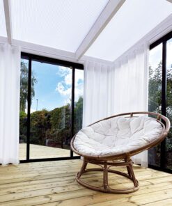 Alternative view of 10 mm Opal & Klar Stegplatten Komplettset